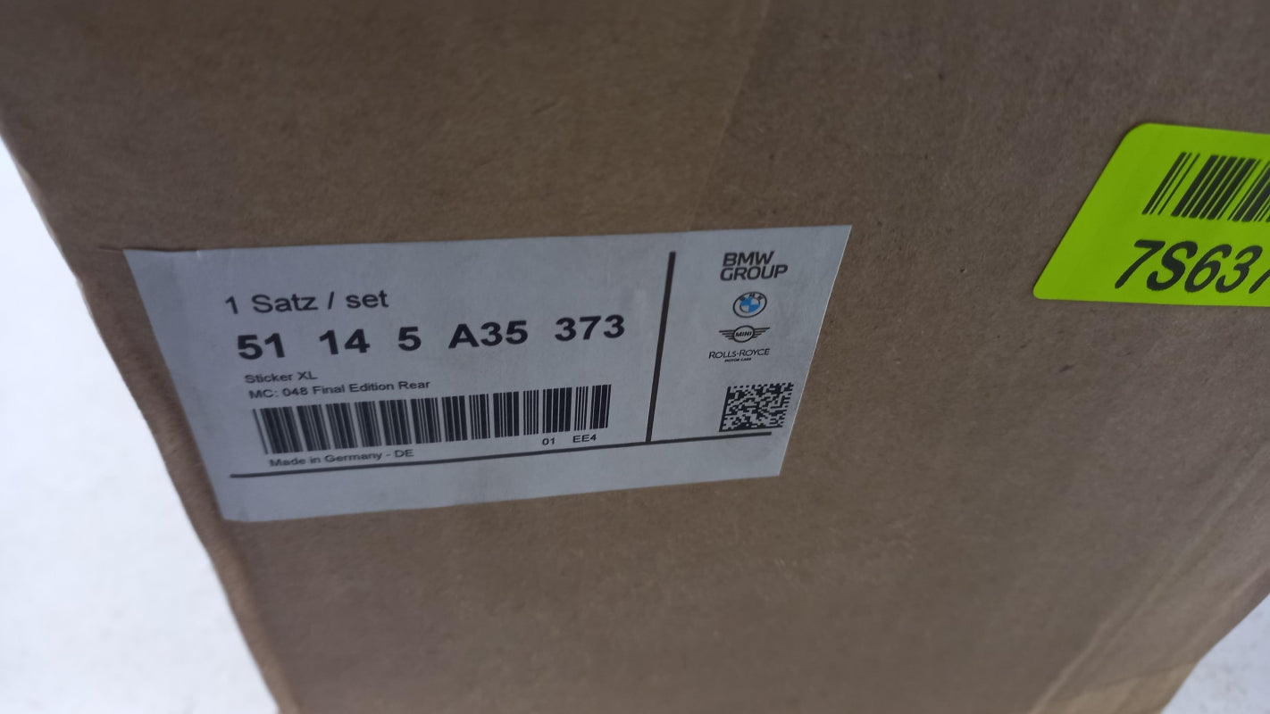 Original OE BMW Dekorfolie 51145A35373