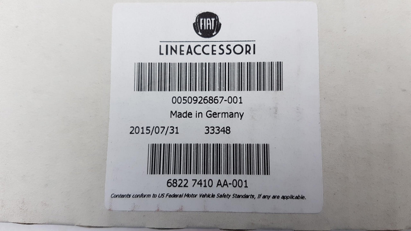 Original FIAT 500 Einstigleisten 2-Stück mit "500"-Logo 50926867