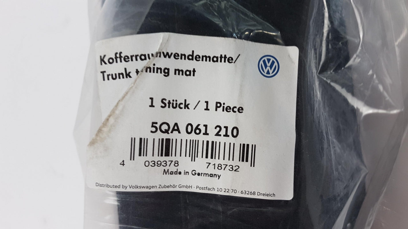 Original VW Touran II 5-sitz Kofferraumwendematte f. variab. Ladeboden 5QA061210