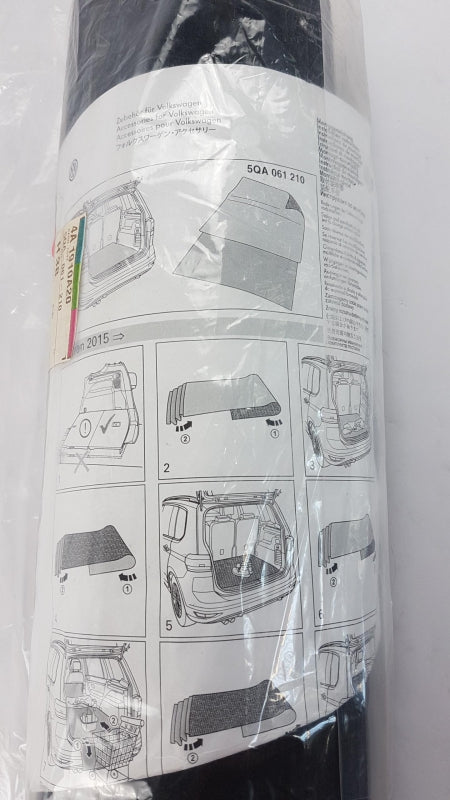 Original VW Touran II 5-sitz Kofferraumwendematte f. variab. Ladeboden 5QA061210