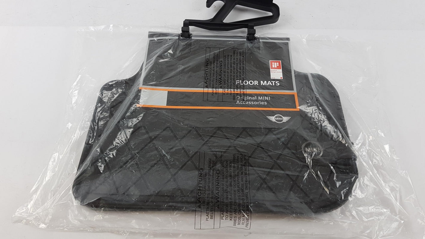 Original MINI Clubman F54 Allwetter Fußmatten Hinten 51472408523 Schwarz