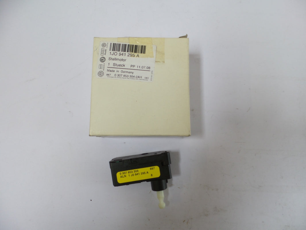 Original AUDI A3-A5 VW T5 Touran Polo headlight range adjustment motor left 1J0941295A 