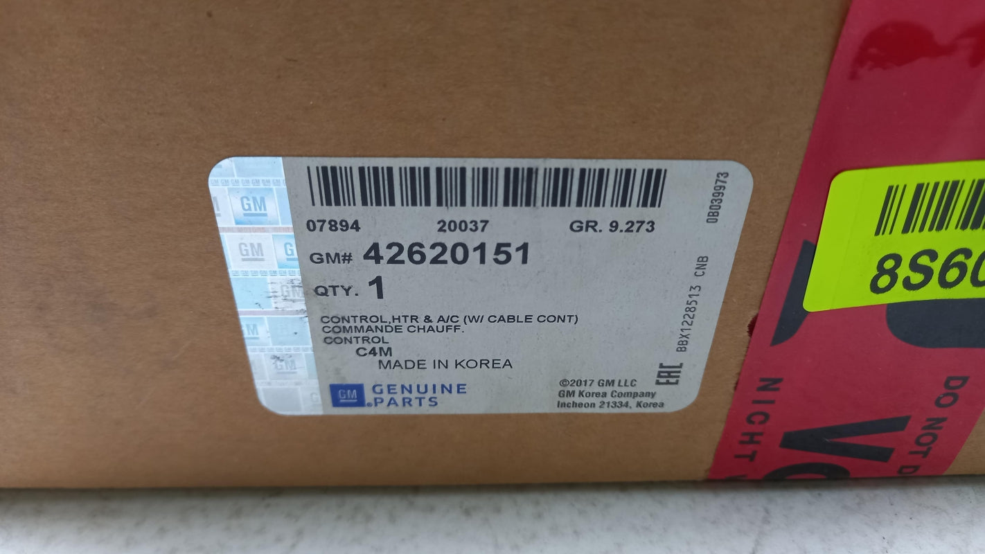 Original OE CHEVROLET Klimaanlage Steuergerät 42620151