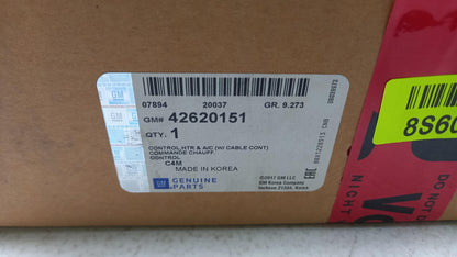 Original OE CHEVROLET Klimaanlage Steuergerät 42620151