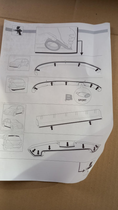 Original OPEL Astra-H Stoßstangen Zierleiste 13190132