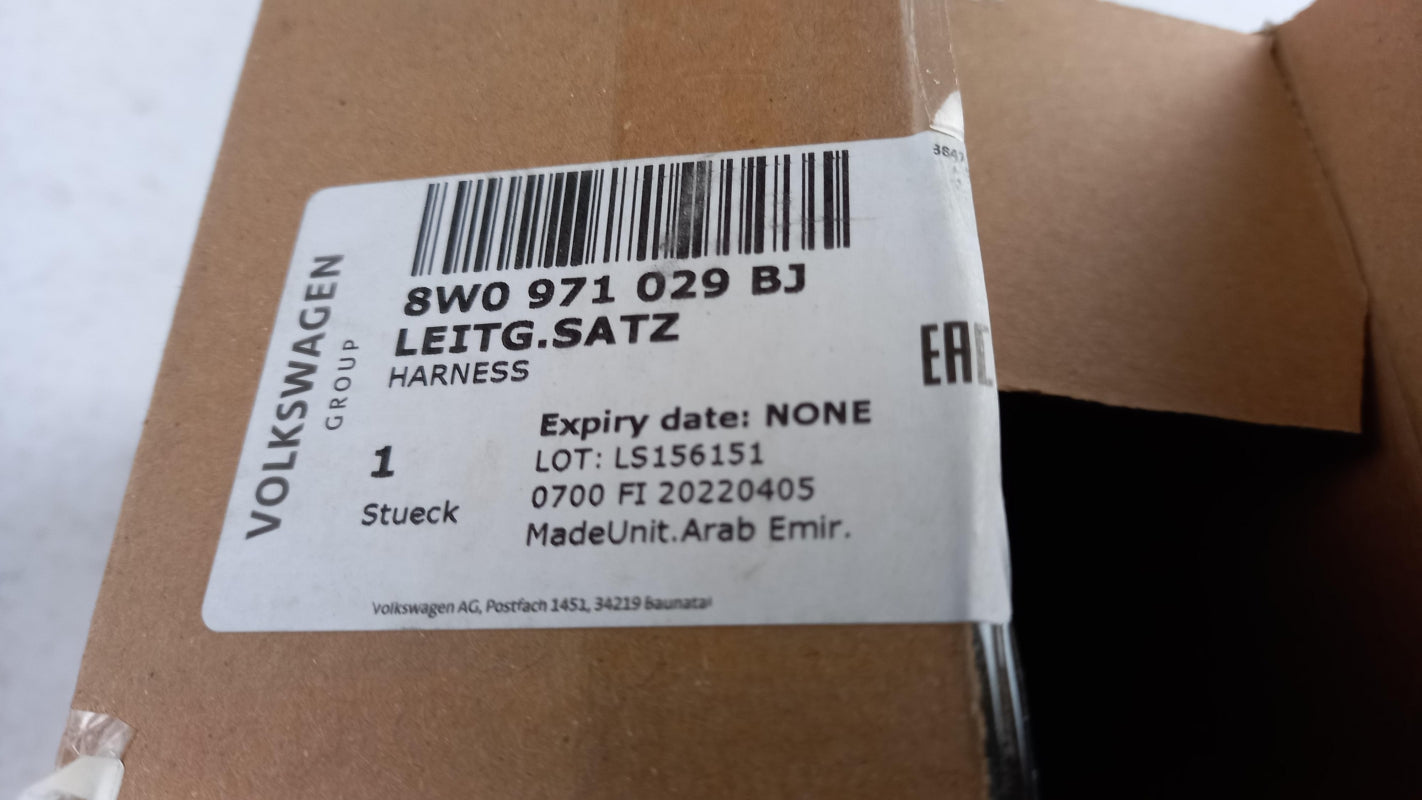 Original AUDI A4 RS4 8W Tür Kabelbaum vorne links 8W0971029BJ