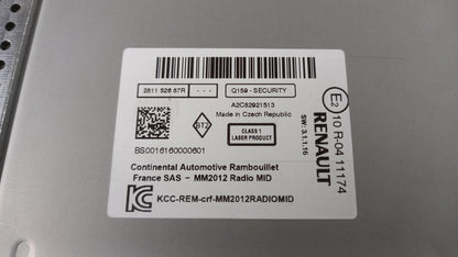 Original RENAULT Kangoo II FW/KW (07-14) Multimedia Haupteinheit 281159520R