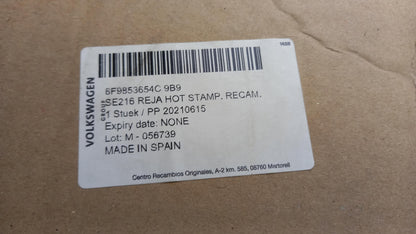Original OE Volkswagen Kühlergitter 6F9853654C9B9
