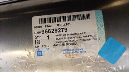 Original CHEVROLET Captiva C100 2.0 VCDi Abgasanlage Schalldämpfer 96629279