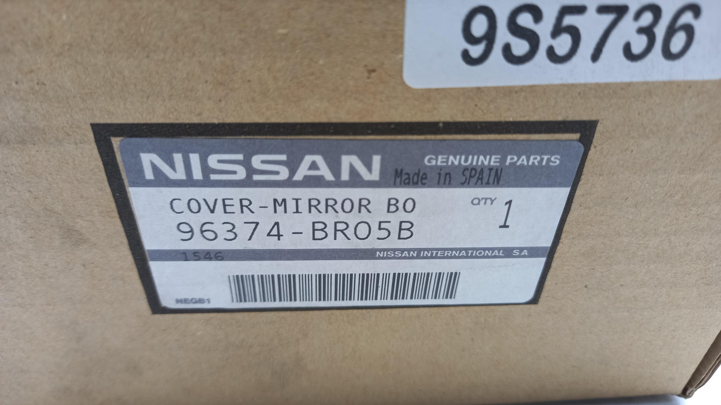 Original OE NISSAN Außenspiegel Abdeckung 96374BR05B