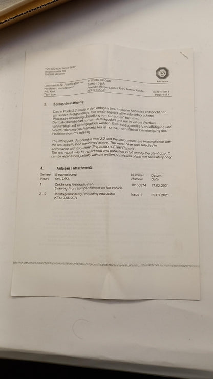 Original NISSAN Qashqai J12 2021- Vorne Fertiger Chrom KE6106U0CR