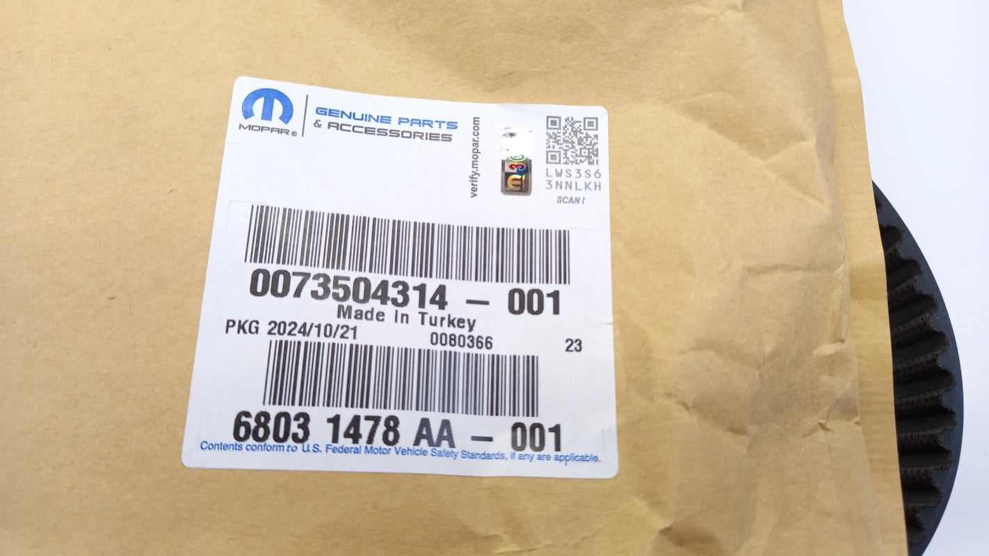 Original JEEP Wrangler 2007-2018 Zahnriemensatz 73504314