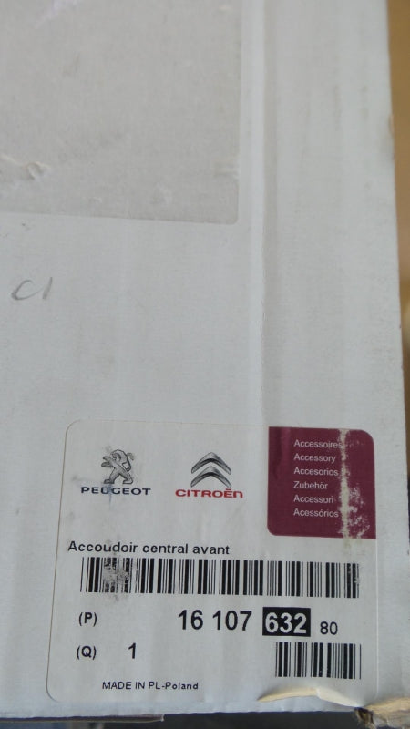 Original PEUGEOT 108 CITROEN C1 (B4) Mittelarmlehne mit Ablagefach 1610763280