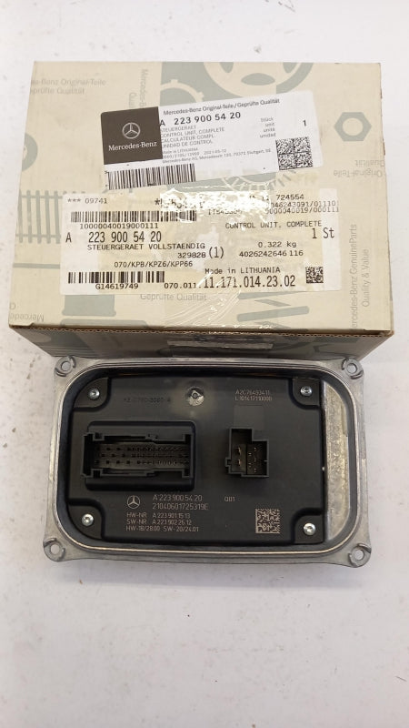 Original MERCEDES-BENZ S-Klasse W223 Leuchten Steuergerät Links A2239005420