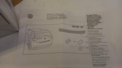 Original VW ID.3 2020-  Ladekantenschutz Schutzfolie Hinten 10A061197