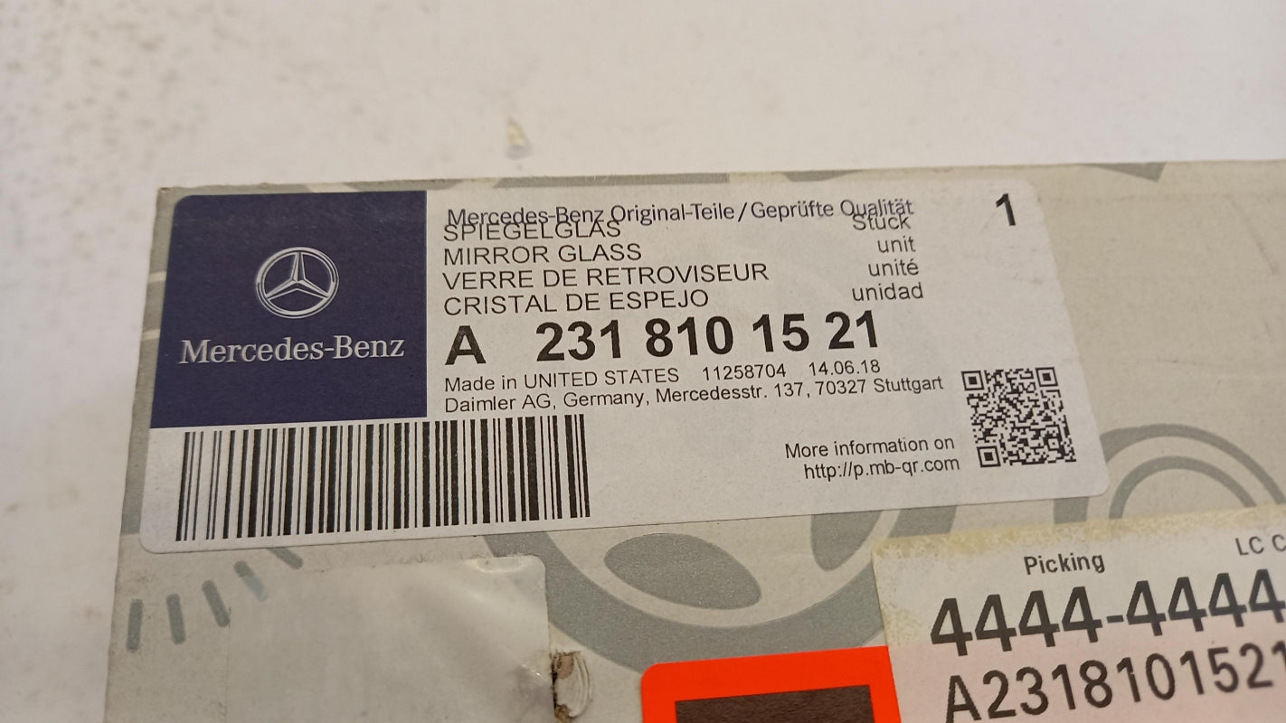 Original MERCEDES-BENZ R172 C197 R231 Außenspiegelglas Links A2318101521
