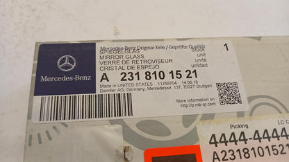 Original MERCEDES-BENZ R172 C197 R231 Außenspiegelglas Links A2318101521