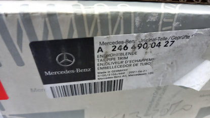 Original MERCEDES-BENZ CLA W117 A W176 B W246 Auspuffblende rechts A2464900427