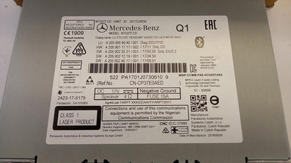 Original MERCEDES-BENZ C-klasse GLC-klasse W205 W253 Steuergeraet A2059004040