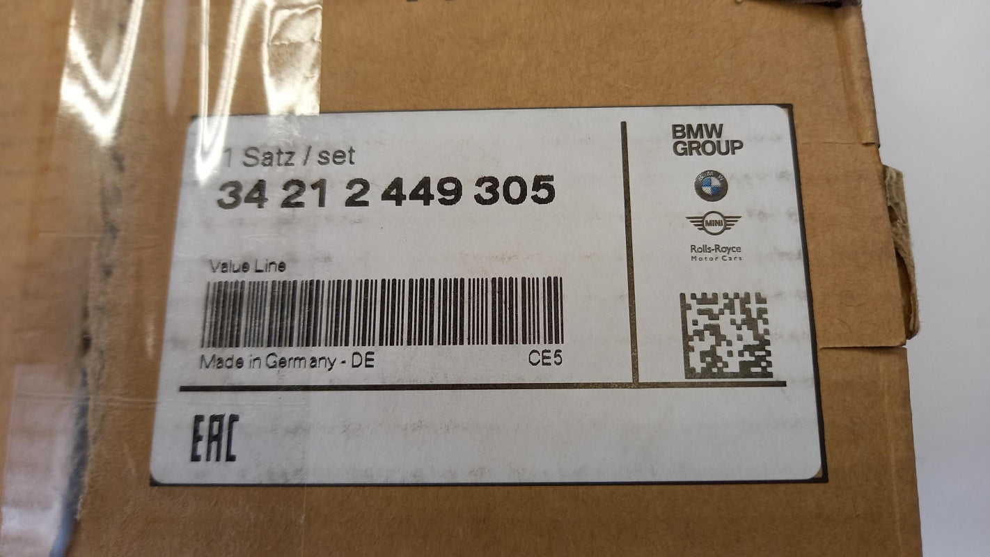 Original BMW 5 6 Series F12 F13 F06 Bremsbeläge Hinteren 34212449305