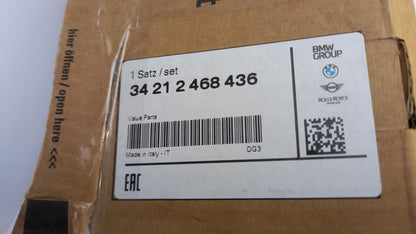 Original BMW 3er F30 F31 F34 Bremsbeläge mit Warnkontakt hinten 34212468436