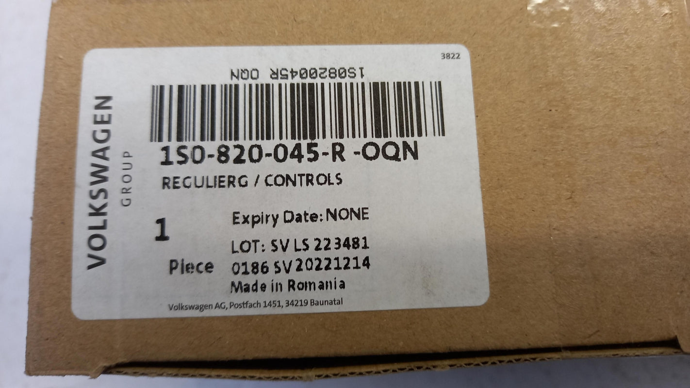 Original VW Up! SEAT Mii Heizungsbetätigung satinschwarz 1S0820045ROQN