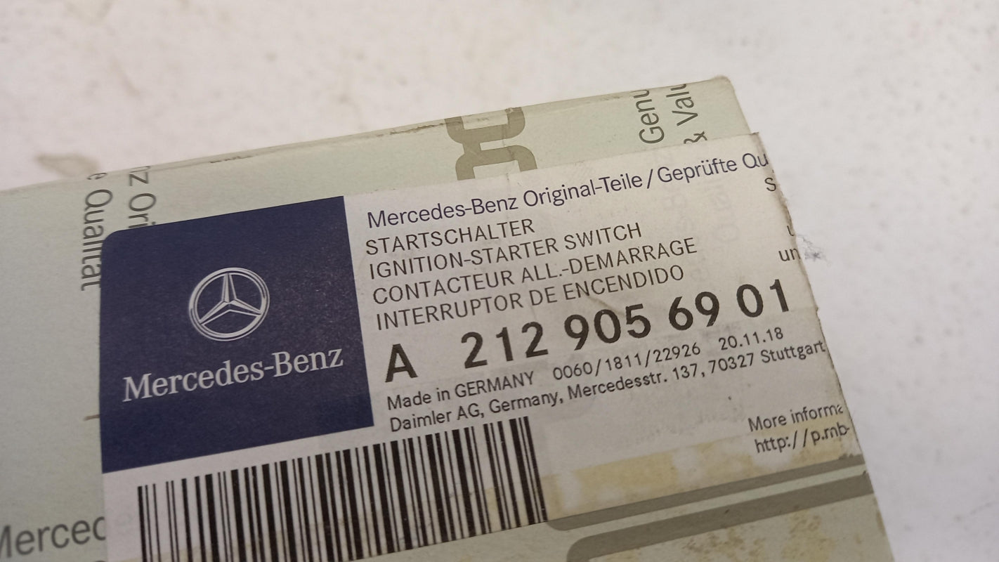 Original MERCEDES-BENZ E-klasse W212 SLK/SLC R172 Zündschalter A2129056901