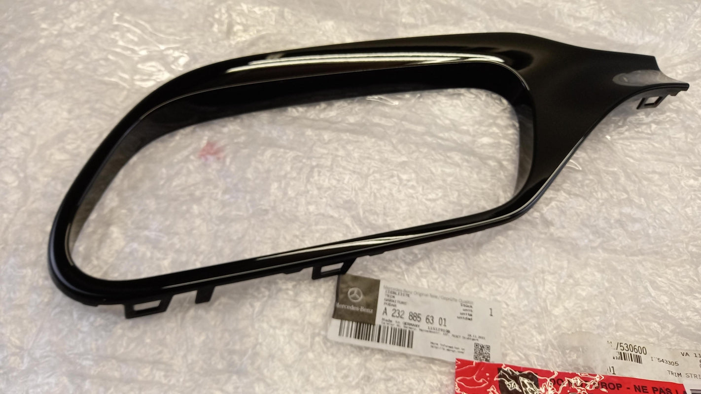 Original MERCEDES-BENZ SL R232 Stoßstangen Zierleiste hinten links A2328856301