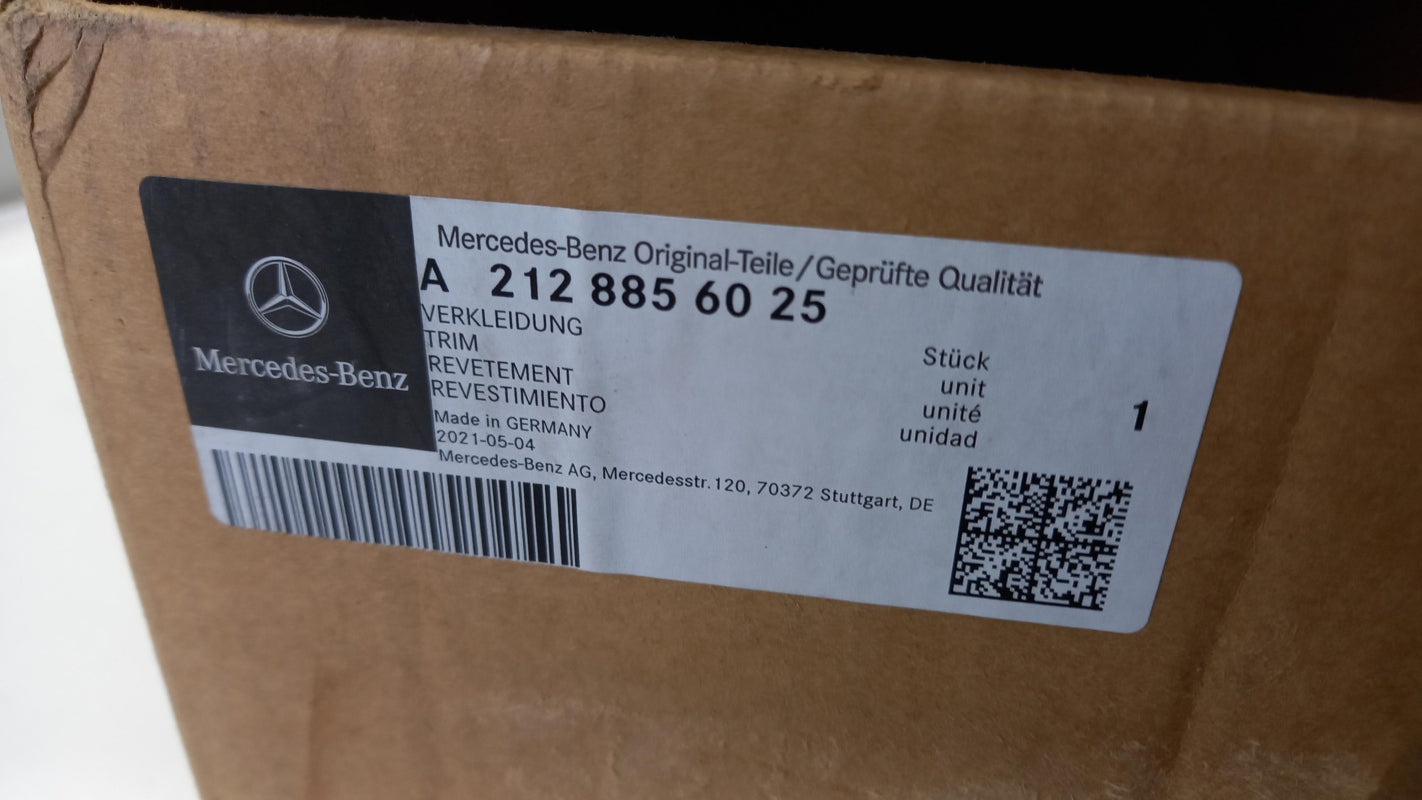 Original MERCEDES-BENZ E-klasse W212 Stoßfängerabdeckung hinten A2128856025