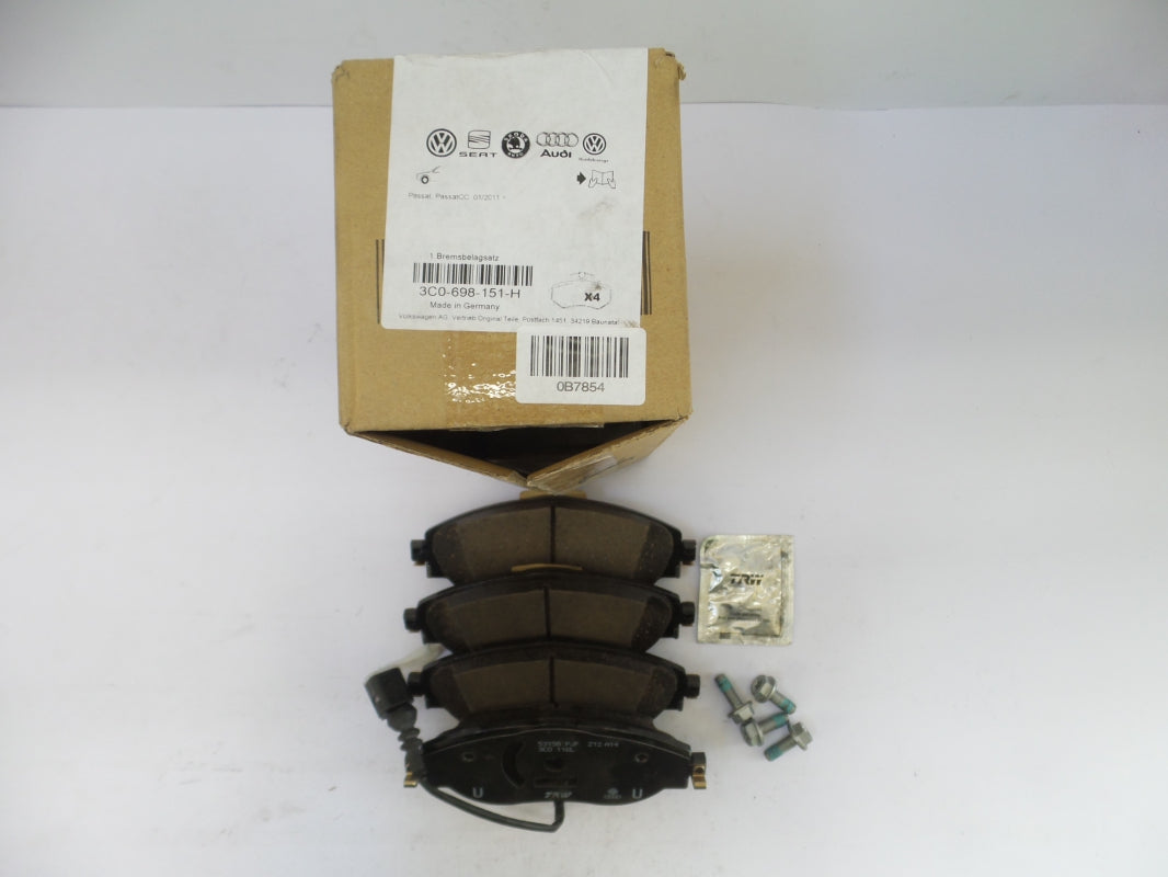 Original VW CC Passat brake pads with warning contact front 3C0698151H 