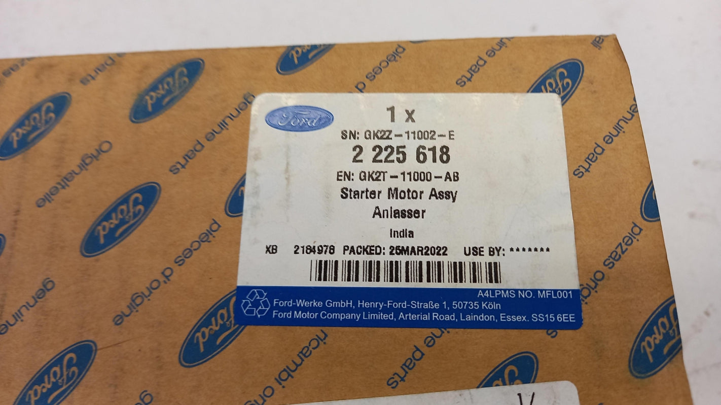 Original FORD Transit Tourneo Custom Anlasser 2225618