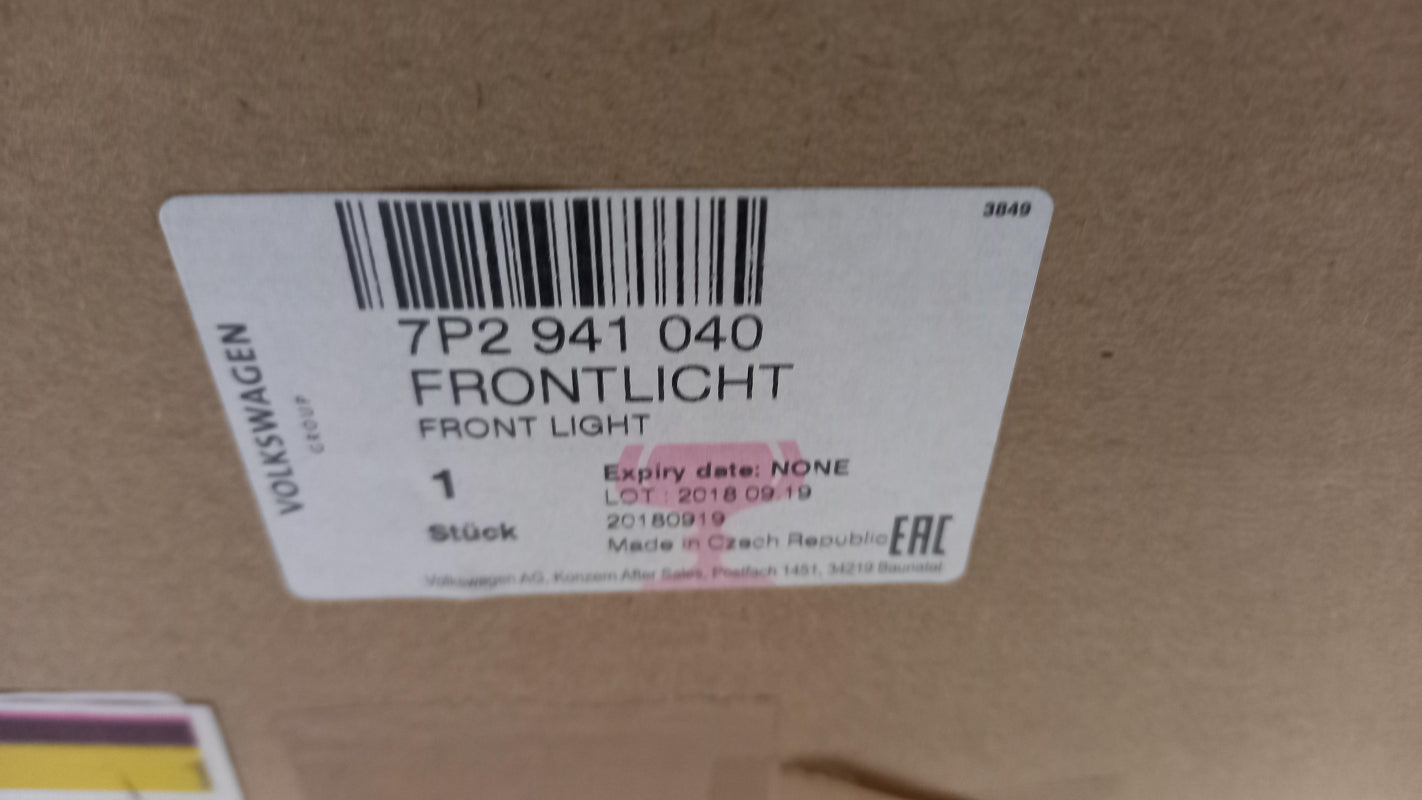 Original VW Touareg 7P 15-18 Hauptscheinwerfer Frontlicht rechts 7P2941040