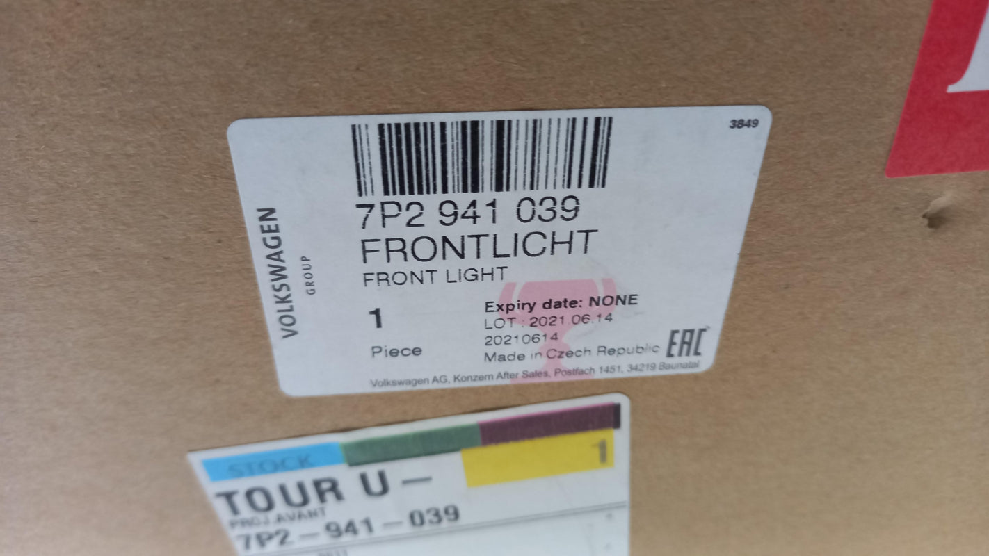 Original VW Touareg 7P 15-18 Hauptscheinwerfer Frontlicht links 7P2941039