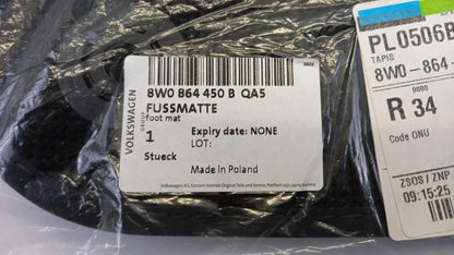 Original OE Volkswagen Fußmattensatz 8W0864450BQA5