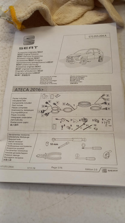 Original OE Volkswagen Anhängerkupplung Elektrosatz 575055204A