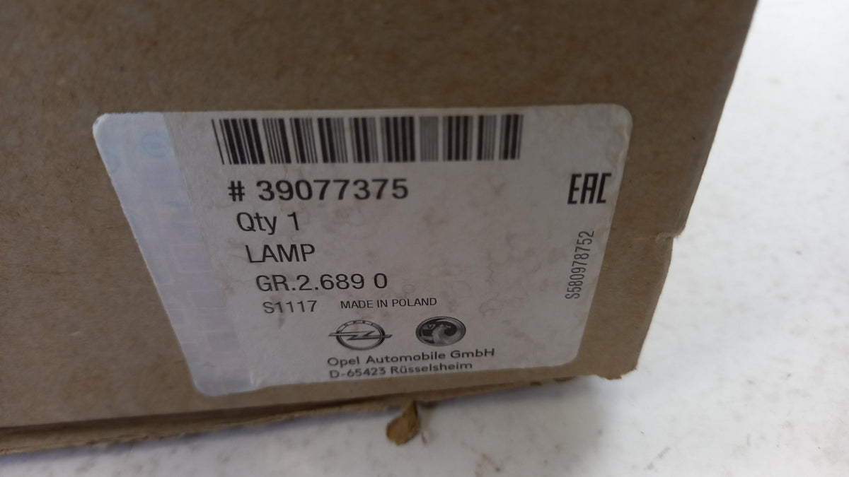 Original OE OPEL Heckleuchte 39077375