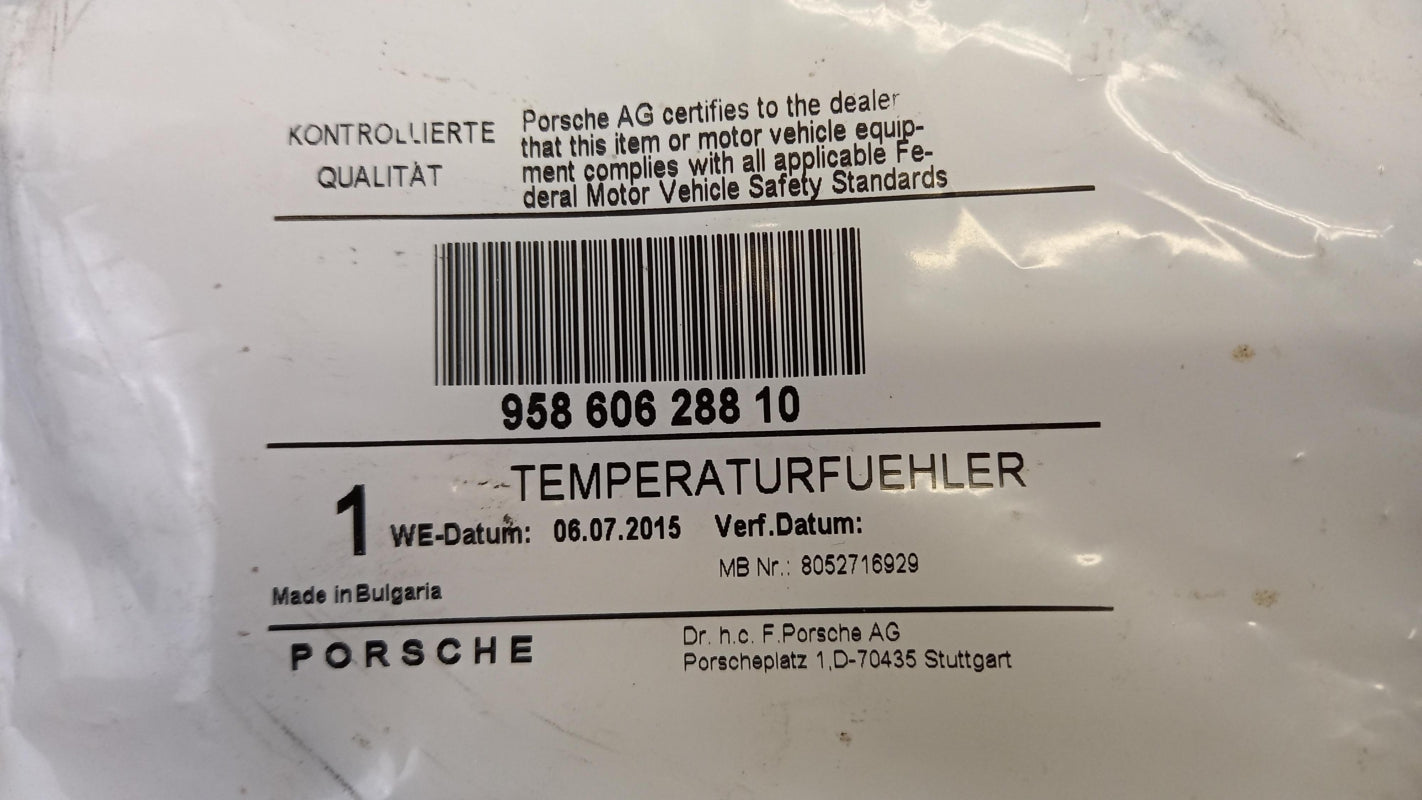 Original OE PORSCHE Abgastemperaturgeber 95860628810