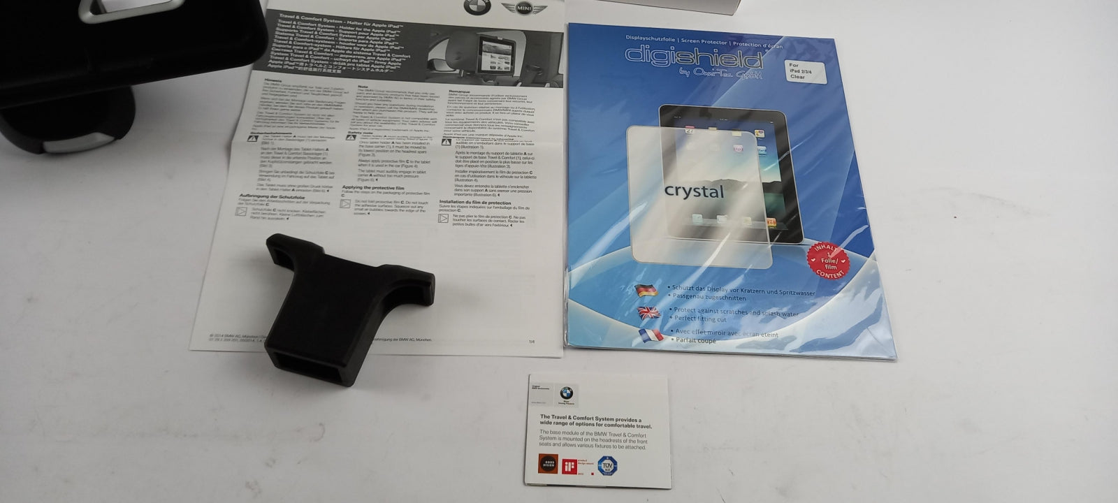 Original BMW Travel & Comfort System Tablet Halter für iPad 2, 3, 4 51952360373
