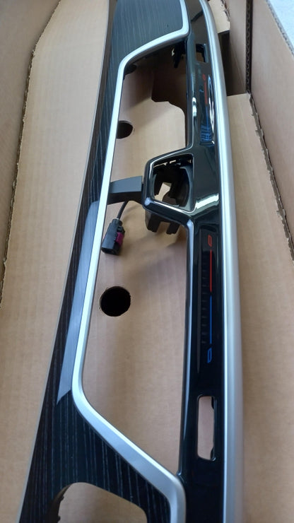 Original BMW 7 G11 G12 Dekor Blende Armaturenbrett Beifahrer Schwarz 51456992299