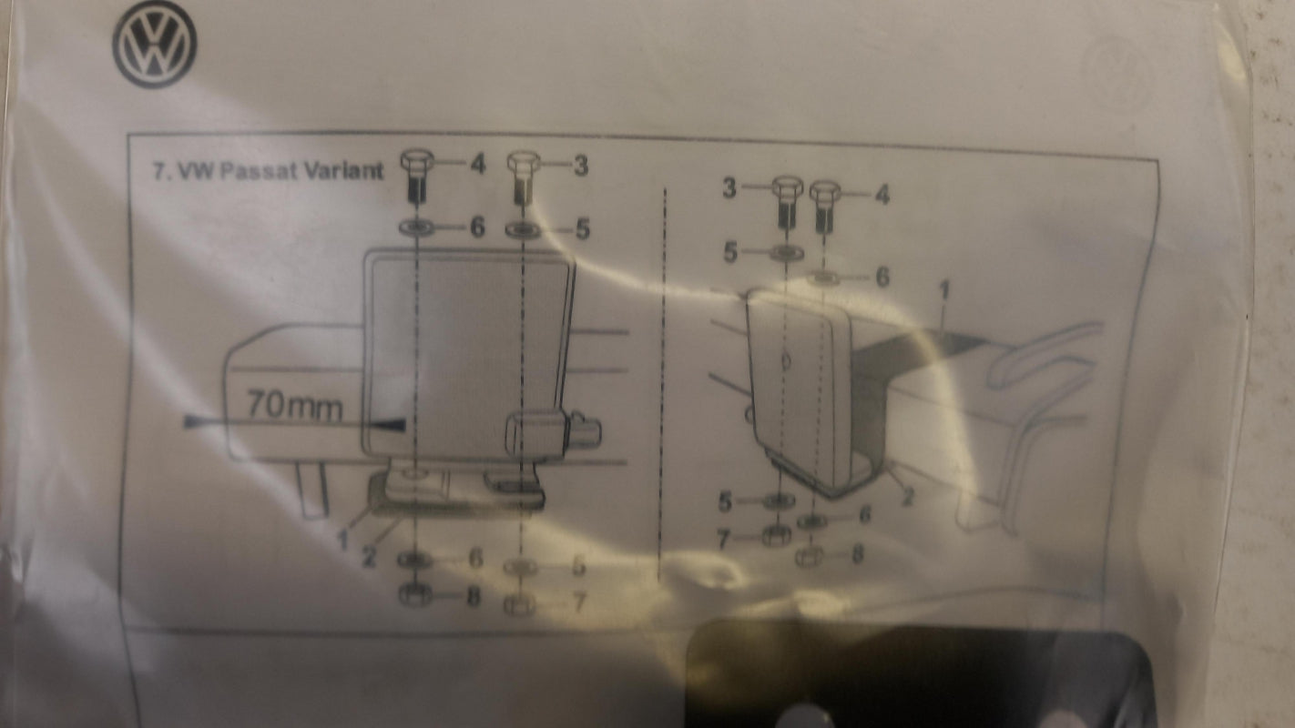 Original VW Golf 8 Passat Halterung Antenne Anhängerkupplung 5G0051517