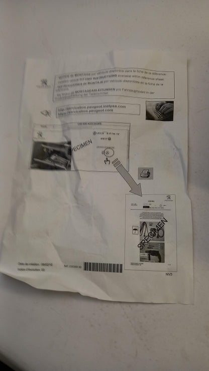 Original OE Peugeot Anhängerkupplung Elektrosatz 1643709280