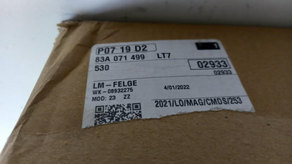 Original AUDI Q3 2019 - 2024 Felge 19" X 7 E43 83A071499LT7