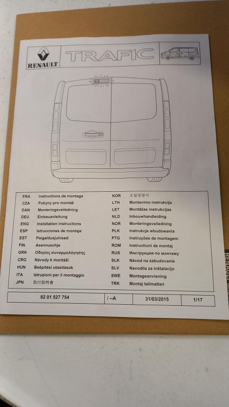 Original NISSAN NV300 X82 2016-2021 Rückfahrkamera KE28400QH1