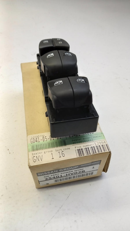 Original OE NISSAN Fensterheberschalter 25401HV02B