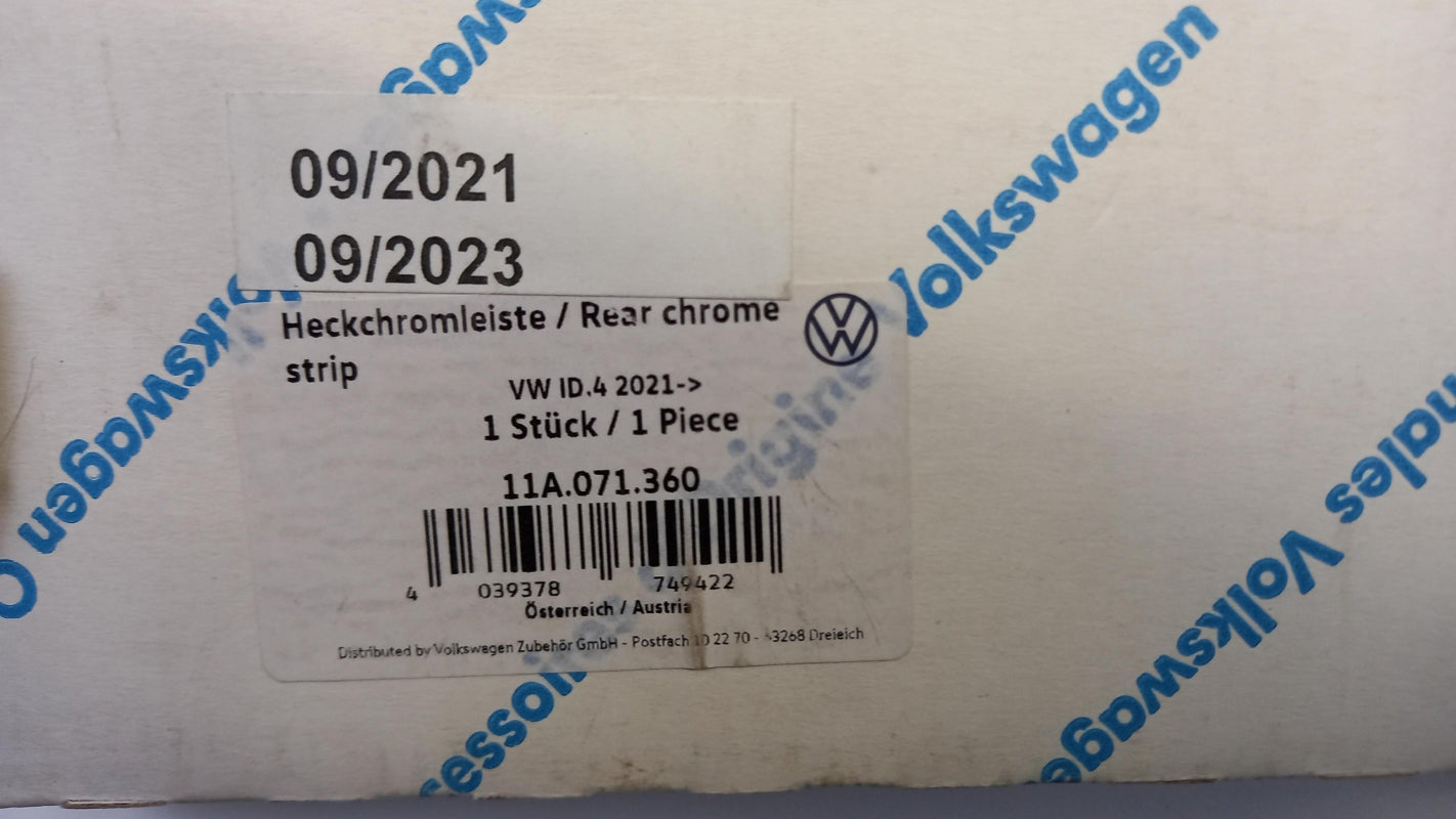Original Volkswagen ID.4 Heckklappe Zierleiste 11A071360