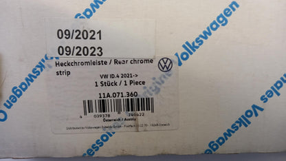 Original Volkswagen ID.4 Heckklappe Zierleiste 11A071360
