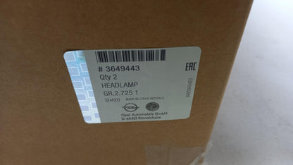 Original OPEL Grandland X 17-21 Hauptscheinwerfer Frontlicht links 3649443