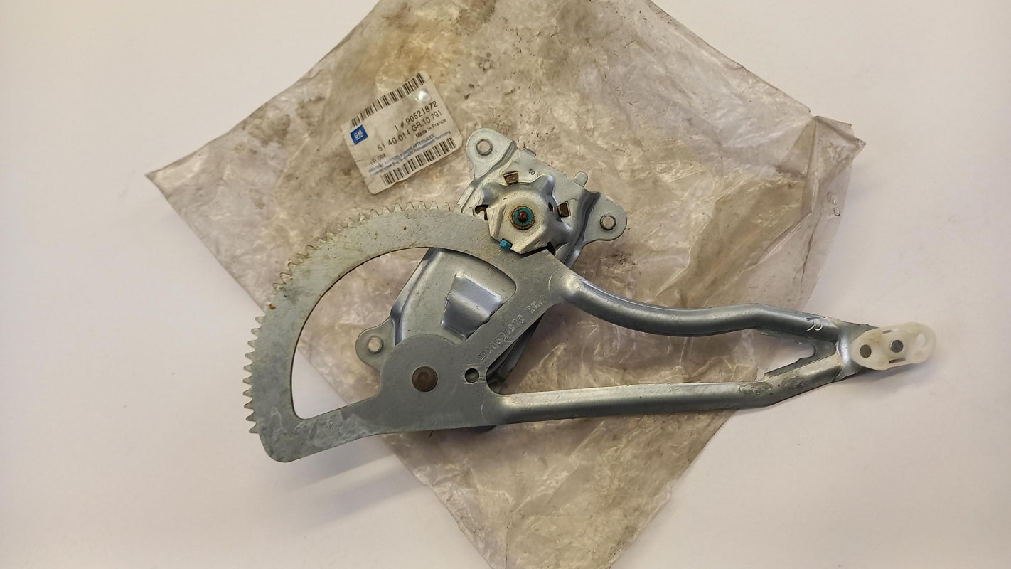 Original OPEL Astra-G manual window regulator rear right 90521872 