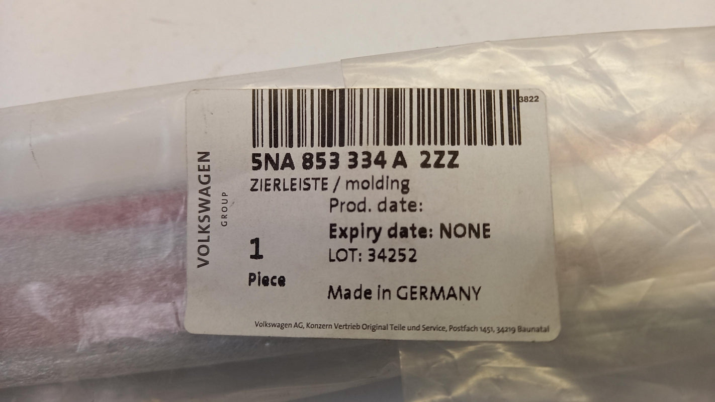 Original OE Volkswagen Tür Zierleiste 5NA853334A2ZZ