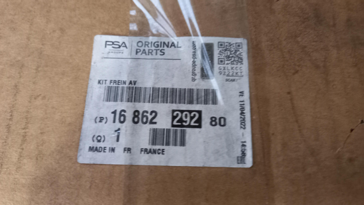 Original PSA OPEL Movano-B 2 Bremsscheiben und Bremsbeläge vorne 1686229280